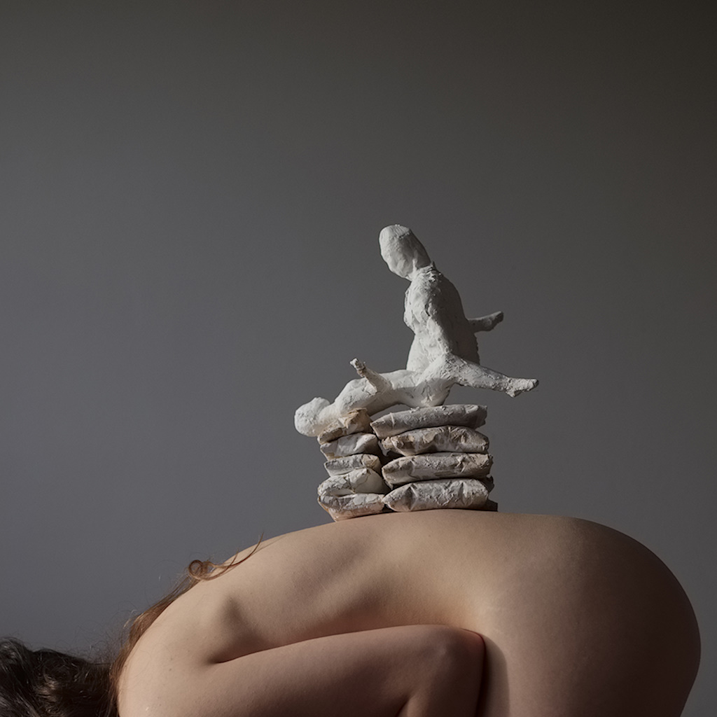 Katerina Komm: sculpture, WORKS: Plaster sacks